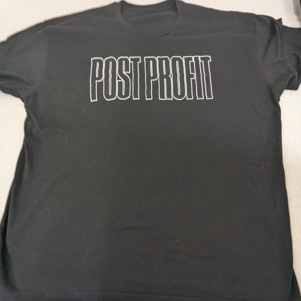 Post Profit Black Concert Tee Shirt Merch XXL